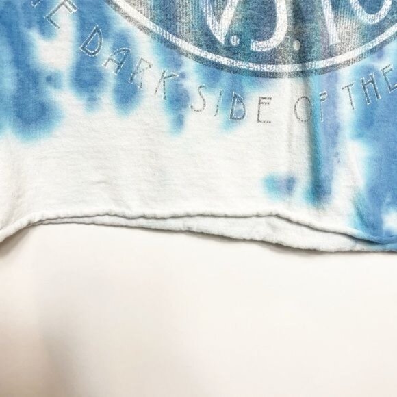 Pink Floyd 1973 U.S. Tour Tie Dye Cropped Graphic Tee Size Small - Picture 5 of 8
